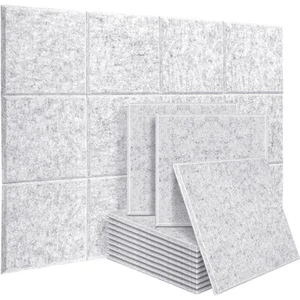 12~96 PACK 12"X12"X0.4" Acoustic Foam Panel Studio Soundproofing Wall Tiles USA - Bild 1 von 19