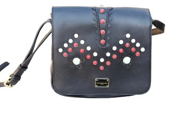 Catherine Malandrino  Black Crossbody Purse with Stones  Crossbody Bag - Image 1 of 4