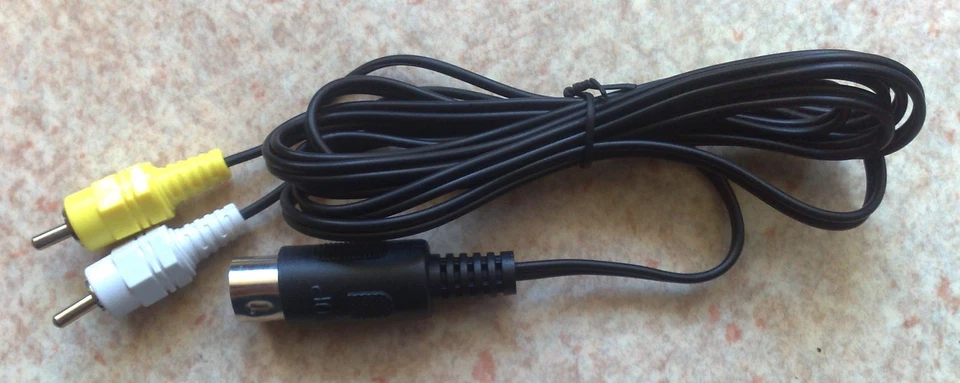 NEW AV RCA cable for Sega Mega Drive I (Genesis 1) - MD1 video composite - Image 1 of 1