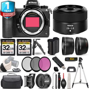 Nikon Z6 II Camera +28mm f/2.8 Lens +3 PC Filter +1yr Warranty -64GB Kit - Picture 1 of 6
