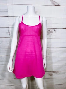 Speedo Womens Swim Cover Up Size XS Fuchsia Racerback w/Straps Sleeveless - Picture 1 of 8