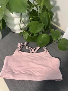 Abercrombie Kids Sports Bra Pink Size 9/10 - Picture 1 of 7