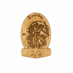 6 Zombie Spielmarken 2"x3" - Bild 1 von 1