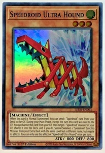 Yugioh Synchro Storm LED8-EN003 Speedroid Ultra Hound Super Rare NM/M - Picture 1 of 1