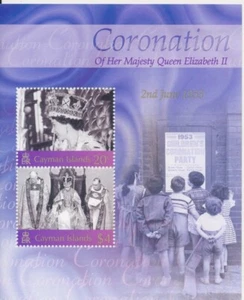 Cayman Islands Coronation Mini Stamp Sheet 2003 MNH + OG - Picture 1 of 1