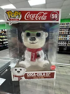 NEW! Funko Pop Ad Icons Coca-Cola Polar Bear 10" 59 Vinyl Figure Shop Exclusive - Picture 1 of 5