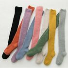 Women's Girl Stockings Long Overknee Socks Coral Fleece Solid Thermal Winter