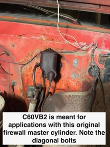 1961-1965 Chevy C60 GMC 6000 11" Dual Diaphragm Firewall Booster Master C60VB2 - Picture 1 of 11