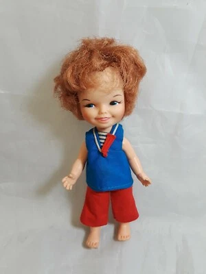 Muñeca de bolsillo vintage Remco muñeca valiente 6" de alto 1966 Foto 1 de 4