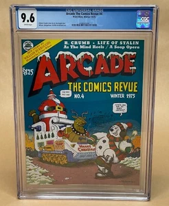 Arcade the Comics Revue #4 Crumb Wilson, Spiegelman Griffith CGC NM+ 9,6 weiß - Bild 1 von 6