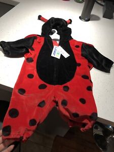 Brand New Miniwear Lady Bug Halloween Costume Size 3 To 6 Months Baby Infant