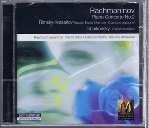 RACHMANINOV CD(SEALED) PIANO CONCERTO # 2 RAYMOND LEWENTHAL MAURICE ABRAVANEL - Imagen 1 de 1