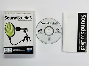 Sound Studio 3 • Audio Software for Macintosh With Manual FREE SHIPPING (G) - Picture 1 of 5