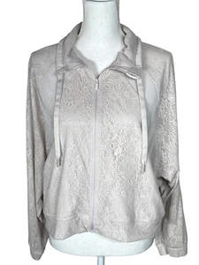 LULULEMON In Depth Jacket *Lace in Light Chrome Women's Sz 6 W3CDDS EUC - Picture 1 of 10