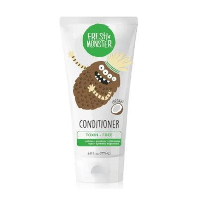 Acondicionador de cabello Fresh Monster Kids 6 oz. Hipoalergénico y natural Foto 1 de 2