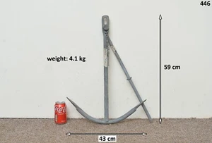 altes Vintage Eisenboot Fischeranker 59 cm / 4,1 kg - VERSANDKOSTENFREI - Bild 1 von 6