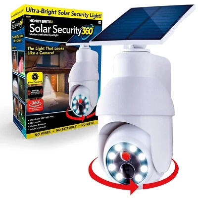 Handy Brite Solar Security 360 LED Light that Looks like a Camera with a Beam - Image 1 of 4