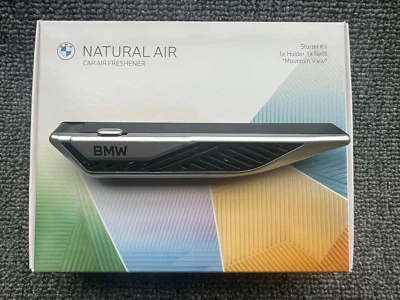 GENUINE BMW NATURAL AIR SILVER FRESHENER MOUNTAIN VIEW STARTER KIT - Image 1 of 4