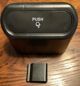Car Trash Bin Hanging Vehicle Garbage Dust Case Storage Box Trash Can Black - Picture 1 of 2