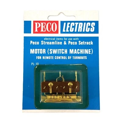 Peco Lectrics PL-10 Switch Machine Motor For Remote Control Of Track Turnouts - Image 1 of 2