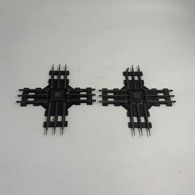 Lot of 2 - Vintage Marx O Gauge 90 Degree Cross Track - Image 1 of 4
