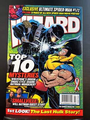 Wizard: The Guide to Comics #126 - Snake-Eyes & Wolverine cover - Image 1 of 2