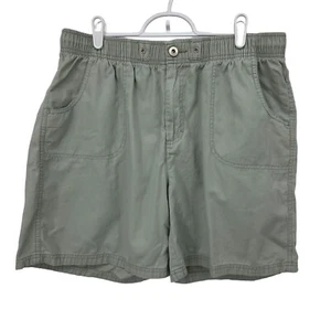 Vintage Baxter & Wells Womens Cotton Shorts Size 14 Elastic Waist - Picture 1 of 14