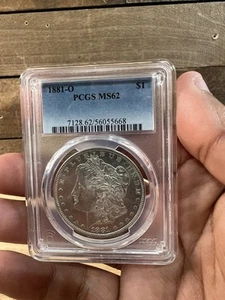 1881-O Morgan Silber Dollar PCGS MS62 - Bild 1 von 6