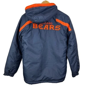 NFL Team Apparel Chicago Bears Warm Hooded Coat Youth Boy's Size Large 14/16 - Picture 1 of 5