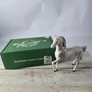 Beswick Dapple Grey Prancing Arabian Stallion Rare Vintage Gloss Model No. 1261 - Bild 1 von 16