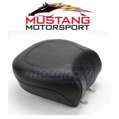Mustang Wide Touring Vintage Recessed Rear Seat for 2007-2017 Harley as Foto 1 de 4