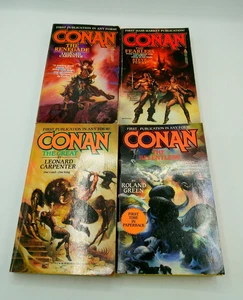 Lot of 17 Conan Paperbacks | Carpenter, Green, Moore, Perry | Tor | 1980s-90s - Picture 1 of 13