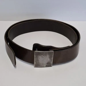 G Star Raw Leather Belt 133cm X 5cm Metal Buckle - Picture 1 of 9
