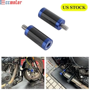 Replacement Crash Bar Slider End For Harley Softail Deluxe Low Rider Street Bob - Picture 1 of 7