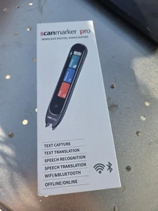 Scanmarker Pro Pen Scanner - Wireless OCR Digital Highlighter and Reader - Black - Bild 1 von 17