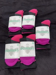 5 Pairs NWT Bombas Ankle Socks Extra Small (Fits Kid Sizes 1-6) - Picture 1 of 3