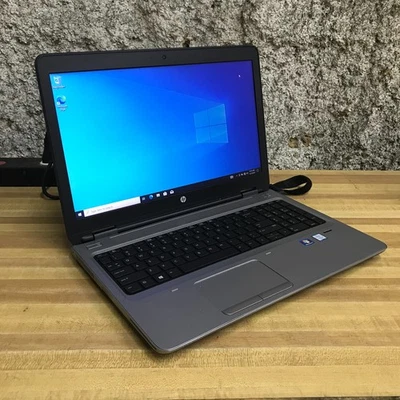 HP ProBook 650 G2 15.6" Laptop i5-6200U 8GB RAM 128GB SSD (Windows 10 Pro) - Image 1 of 4