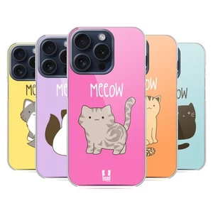 HEAD CASE DESIGNS KITTY CATS HARD BACK CASE FOR APPLE iPHONE PHONES - Picture 1 of 16