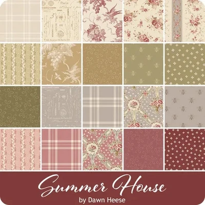 Summer House by Dawn Heese for Marcus Fabrics Fat Quarter Bundle - Image 1 of 3