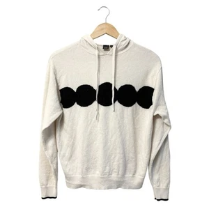 Suéter con Capucha Marimekko x Uniqlo Marfil Negro Lana Mezcla Cachemira, Talla L - Imagen 1 de 9