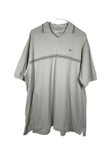 Men's Lacoste Polo Shirt Size 48" Chest Beige Cotton Short Sleeve - CM/04 - Picture 1 of 4