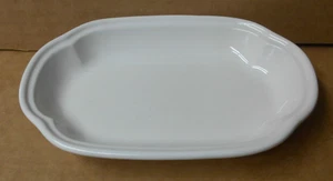 Vintage Pfaltzgraff USA rechteckig weiß Butterdose Boden/Servierschale 7" - Bild 1 von 3
