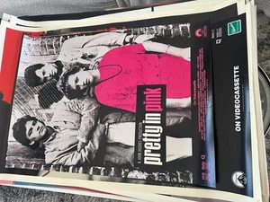 PRETTY IN PINK Original One Sheet Movie Poster 23x32 (1986) Never Folded - Picture 1 of 2