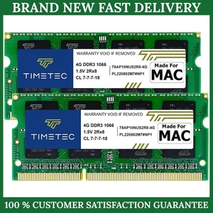 8GB (2x4GB) RAM for Apple MacBook Pro iMac MacMini 2008 2009 2010 DDR3 1066MHz - Picture 1 of 9