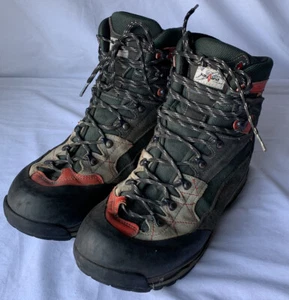 KAYLAND EVENT Hiking Boots Mens Size 11 Suede Leather- Red - Picture 1 of 10