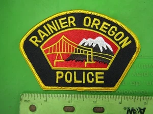 RAINIER OREGON OR POLICE SHOULDER PATCH SHERIFF🔥NOS🔥3 3/8" x 4 3/4" - Picture 1 of 2