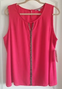 Valerie Steven's ärmellose Bluse Größe XL Extra Large - neu mit Etikett $ 50 Einzelhandel - Bild 1 von 5