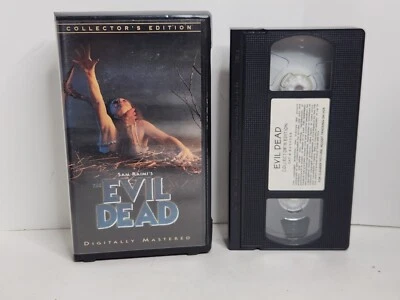 The Evil Dead 1998 VHS Collector's Edition Clamshell 1981 Cult Horror Movie A4 - Image 1 of 4