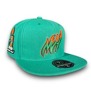 Mitchell & Ness Miami Heat Back To Back Champs Dynasty Fitted Cap Hat Size 7 3/8