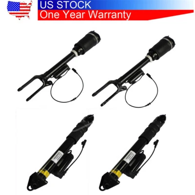 Set Front Rear Left & Right For Mercedes ML GL W164 Air Suspension Struts & ADS Foto 1 de 4
